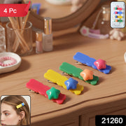 Colorful Star Design Decorative Hair Clip Set (4 Pc) thumbnail 7