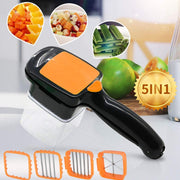 2069 5 In 1 Nicer Dicer Used For Cutting And Shredding Of Various Types Of Food Stuff In All Kitchen Purposes. thumbnail 2