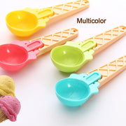 5509 Ice Cream Spoons 2pcs Plastic Water Melon Scoopers With Trigger Dipper And Adults For Summer Party Ice Cream Scoop Food Serving Spoon Kitchen Tools Ice Cream Digging Spoon Household Spoons Cupcake Spoons Aps Fruit Ball Player (2 Pc) thumbnail 4