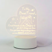 Heart Shape 3d Led Acrylic Night Lamp (1 Pc) thumbnail 1