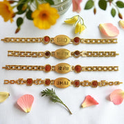Gold Plated Metal Bracelet Rakhi For Brother (1 Pc) thumbnail 2
