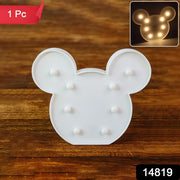 Mickey Shaped Led Decorative Night Light (1 Pc) thumbnail 7
