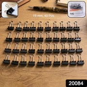 Heavy-duty Black Binder Clips Set (19 Mm 40 Pc) thumbnail 7