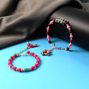 Traditional And Trendy Beaded Bracelet With Adjustable Chain (1 Pc) thumbnail 1