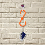 S Shape Plastic Hooks Hanger For Hanging Cloth (3 Pcs Set) thumbnail 2