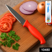 Stainless Steel Serrated Kitchen Knife (1 Pc) thumbnail 6