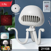 Rechargeable Handheld Mini Projector Fan (1 Pc) thumbnail 7