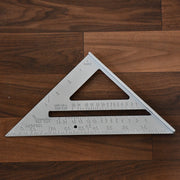 1559 Double Side Scale Triangle Measurement Hand Tool 45 Degree Triangle Ruler Home For Industry Aluminum Alloy Rafter Square 7-inch Length thumbnail 4