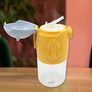 12554 Large Capacity Plastic Water Bottle  Office Bottle  Gym Bottle  Home  Kitchen  Leakproof And Bpa Free Drinks Bottle  Water Drink Juice Bottle Wide-mouth Bpa Free Leak-free Lightweight (1 Pc ) thumbnail 1