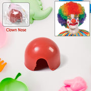 Small Plastic Joker Clown Nose Toy (1 Pc  Mix Color  Design) thumbnail 1