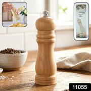 Classic Wooden Manual Pepper Grinding Mill  (1 Pc) thumbnail 7