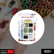 6051 62 Pc Sewing Set Used For Sewing Of Clothes And Fabrics Including All Home Purposes. thumbnail 7