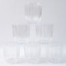 Premium Transparent Glass Tumbler Set (256ml  6 Pc)