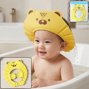 Cute Cartoon Baby Shower Cap Shampoo Bath Hat (1 Pc) thumbnail 1