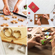 0827 Cookie Cutter Stainless Steel Cookie Cutter With Shape Heart Round Star And Flower (4 Pieces) thumbnail 6