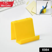 Multifunctional Plastic Mobile Phone Stand  Pen Holder (1 Pc  Mix Color) thumbnail 7