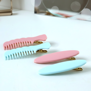 Pastel Comb-style Hair Clip Set (4 Pc) thumbnail 5