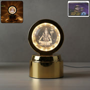 Mahadev 3d Crystal Ball Night Light (1 Pc) thumbnail 6