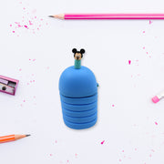 4544 Pencil Case Is Made Of Silicone Telescopic Pen Holder With Zipper Closure And Large Capacity Office Home School School-pink Boys For Girls Secondary School Clear Pencil Case thumbnail 4