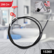 Flexible Spring Drain Cleaning Tool With Hand Grip (1 Pc  298 Cm) thumbnail 6