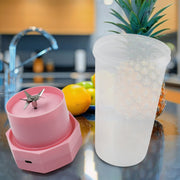 Portable Multifunctional Electric Juicer Cup Usb Juice Maker 6 Blade (350 Ml) thumbnail 4