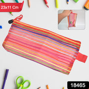 Transparent Zippered Nylon Mesh Multi Purpose Pouch  Purse thumbnail 5