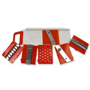 Plastic 6 In 1 Vegetables Slicer Cutter And Fruit Dicer Grater (1 Set) thumbnail 5