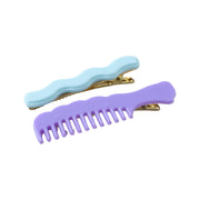 Comb-shaped Hair Clips Set For Girls  Women  Stylish Hair Pins (4 Pc ) thumbnail 3