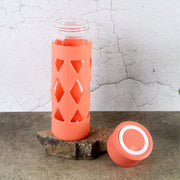 Glass Water Bottle With Protective Sleeve - (1 Pc  480 Ml) thumbnail 2