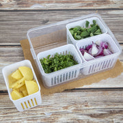 Fridge Storage Boxes Freezer Storage Containers Container For Kitchen Storage Set Storage In Kitchen Vegetable Storage Draining Crisper Refrigerator Food Box (1 Pc) thumbnail 2