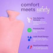 Premium Quality Rubber Hot Water Bag (31 X 19 Cm  1 Pc) thumbnail 5