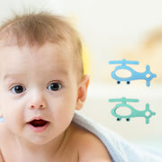 Silicone Helicopter Shape Teether For Baby (1 Pc  Mix Color) thumbnail 5