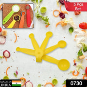 0730 Plastic Measuring Spoons - Set Of 5 thumbnail 5