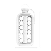 5359 Ice Tray Foldable Ice Cube Molds With Lid2-in-1 Ice Box Ice Cube Speeder Ice Ball Maker Ice Cube Making Bottle14-ice Balls For Outing Camping Hiking thumbnail 3