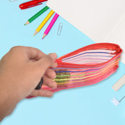 Transparent Zippered Nylon Mesh Multi Purpose Pouch  Purse thumbnail 3