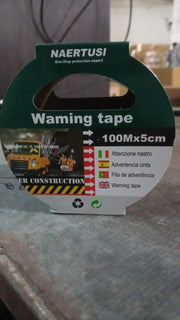 Safety Warning Tape Construction Barrier Tape Non-adhesive (100mx5cm) thumbnail 6