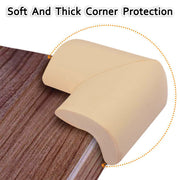 4 Pc Soft Foam Table Corner Protectors Set With Safety Tape thumbnail 3
