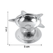 Stainless Steel Lotus Design Diya (1 Pc) thumbnail 2