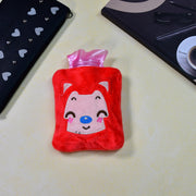 6523 Pink Cat Small Hot Water Bag With Cover For Pain Relief Neck Shoulder Pain And Hand Feet Warmer Menstrual Cramps. thumbnail 2
