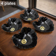 A One Ceramic Tea  Cups  Mug Set With Leaf Shape Serving Bowl (8 Pcs Set) thumbnail 3