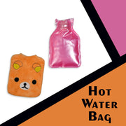 6503 Orange Panda Small Hot Water Bag With Cover For Pain Relief Neck Shoulder Pain And Hand Feet Warmer Menstrual Cramps. thumbnail 4