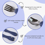 Supermom Foodie Stainless Steel Spoon  Fork (2 Pc Set) thumbnail 2