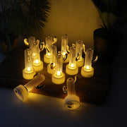 Decorative Cactus Shaped Flameless Led Candles (12 Pc) thumbnail 3