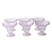 8216 Crystal Plastic Ice-cream Bowl Home  Kitchen Serving Platter Or Dessert Cup For Sundae Sweets Snacks Fruit Pudding Nuts Or Dip Serving Bowls (Crystal Cups Set Of 6) thumbnail 3