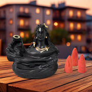 Adiyogi Shiva Backflow Smoke Fountain Incense Holder Burner (1 Pc) thumbnail 3