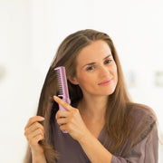 13072 Rechargeable Mini Hair Straightener Travel Portable Usb Charging Cordless Hair Straightener Bursh Three Temperature Adjustments Flat Iron Comb (1 Pc) thumbnail 6