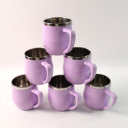 Apex Chit-chat Double Wall Stainless Steel Mug Set (6pc200ml) Approx thumbnail 1