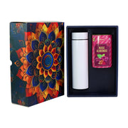 Effete Rose Almonds Gift Hamper Golden With Bottle (2 Pc Set) thumbnail 4