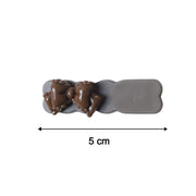 Elegant Bow Design Hair Clips Set (4 Pc) thumbnail 4