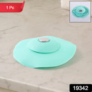 Creative 2-in-1 Light Green Silicone Sewer Sink Sealer Cover Drainer (Multicolour) thumbnail 6
